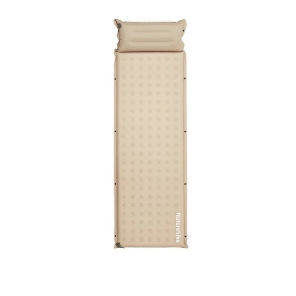 Naturehike D Series Automatic Inflatable Cushion with Built-in Pillow - Khaki Single(200*65*3) gallery image