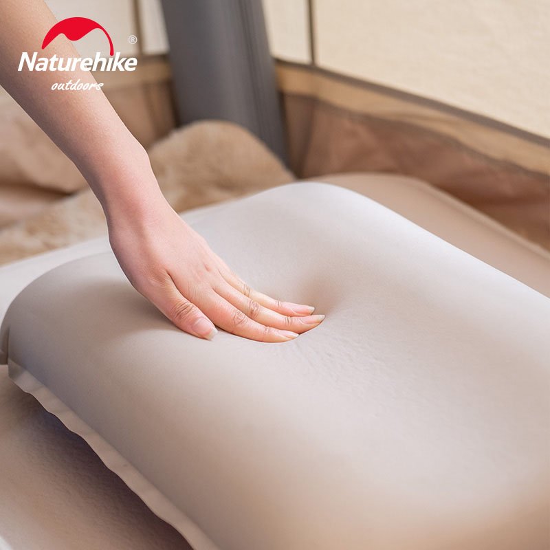 Naturehike 3D Comfortable Silent Foam Pillow - Almond Yellow gallery image