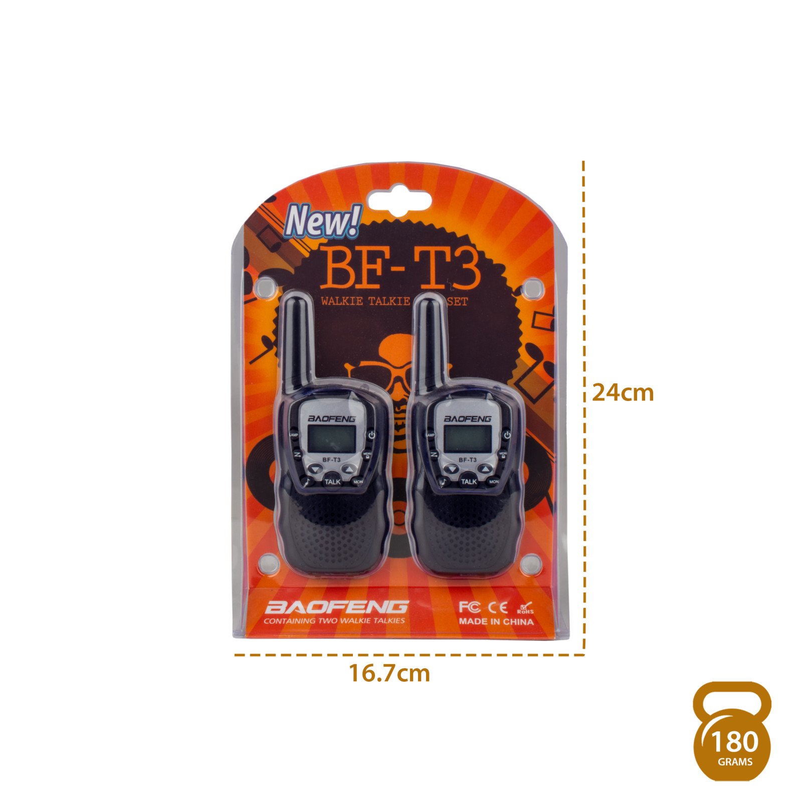 BAOFENG Walkie Talkie BF-T3 gallery image