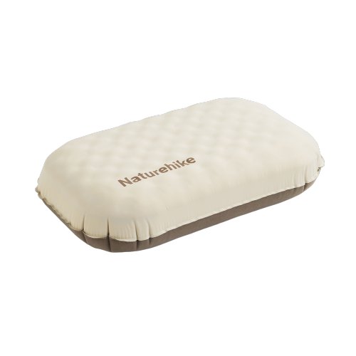 Naturehike Yugu 2-in-1 Sponges Inflatable Pillow - Champagne Brown (L) gallery image