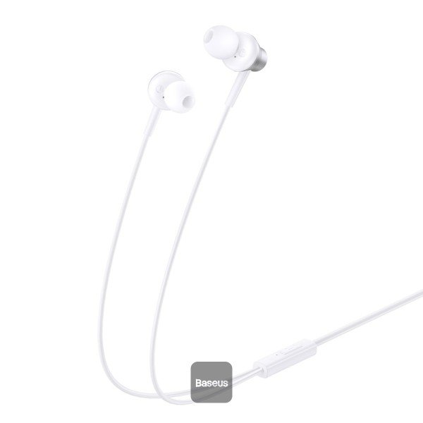 Baseus Encok CZ11 Wired Earphones - Moon White gallery image