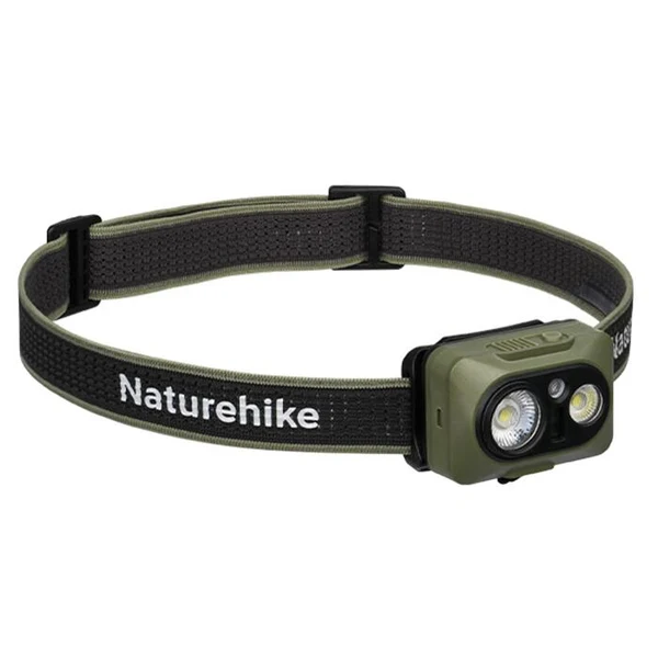 Naturehike Xingyu Max مصباح رأس خارجي - أخضر طحلبي gallery image
