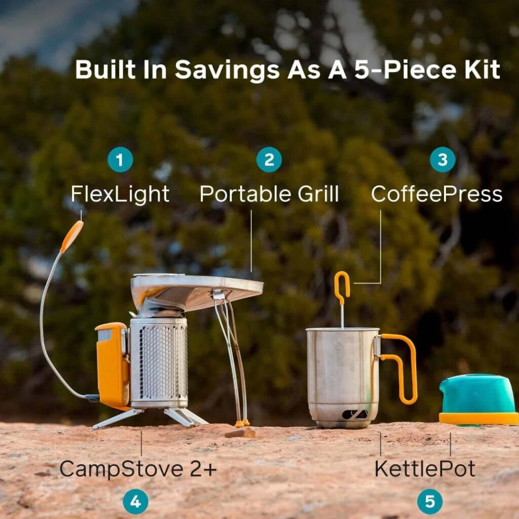 BIOLITE | CAMPSTOVE 2+ COMPLETE COOK KIT gallery image