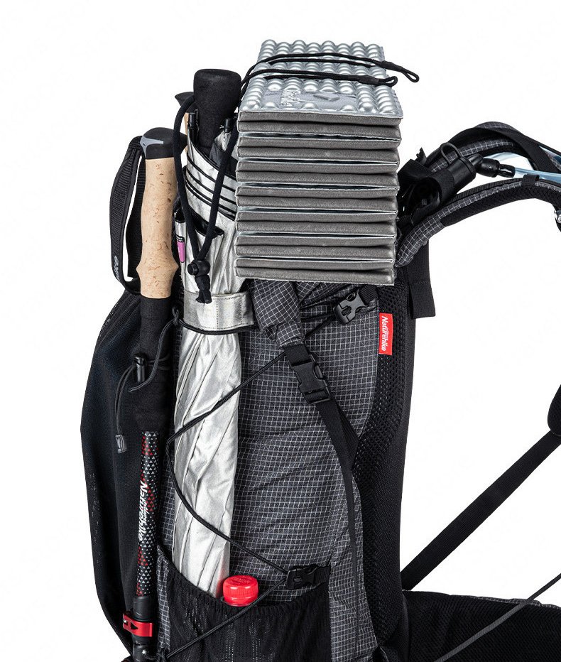 Naturehike Rock Hiking Backpack - Black (60L+5L) gallery image