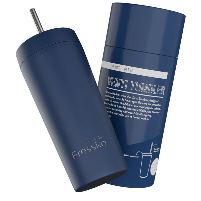 Fressko Venti Tumbler 600ml / 20oz - سيراميك - دينيم gallery image